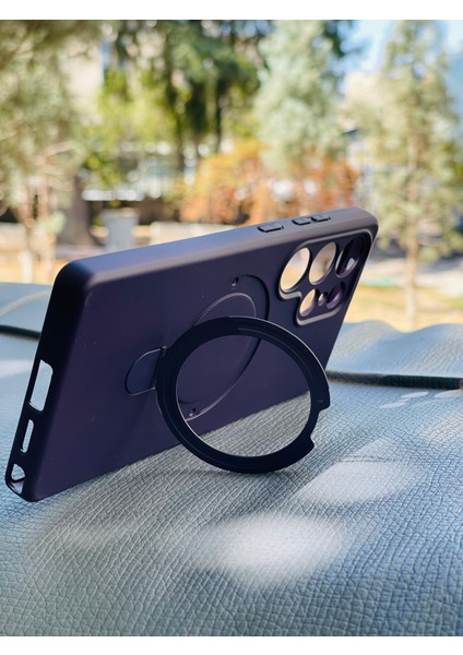 Samsung Galaxy S25 Ultra Kılıf Mgsafe Özellikli Standlı Pastel Renkler Azn-Reggal modelleri