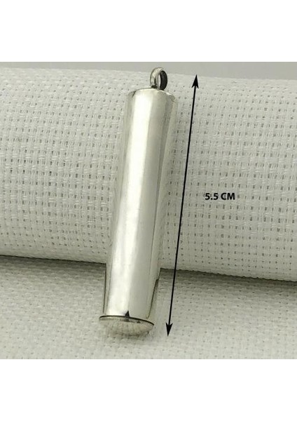 Silindir Cevşeni Kebir Dualı 925 Ayar Gümüş Erkek Kolye Ucu