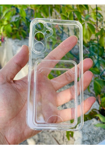 Samsung Galaxy A26 Kılıf Şeffaf Kartlıklı Silikon Azn-Setrakart