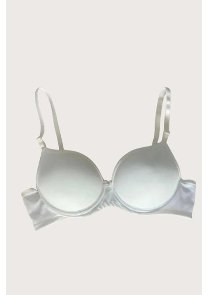Mikro Kumaş Push Up Dolgulu Balenli Günlük Tek Destekli Sütyen