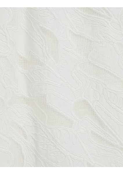 Saf Pamuklu Geniş Paça Culotte Pantolon