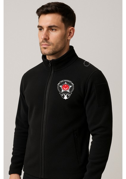 Nakış Işlemeli Özel Güvenlik Poları - Kolu Cırtlı - Omuz Halkalı