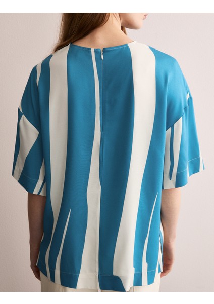 Çizgi Detaylı Bluz