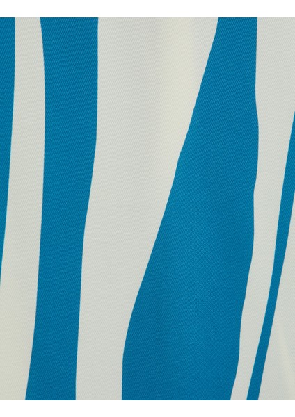 Çizgi Detaylı Bluz