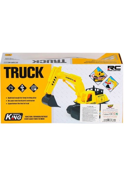 1381-13 Yarım Fonksiyon Işıklı Paletli Kepçe -Prestij Oyuncak modelleri