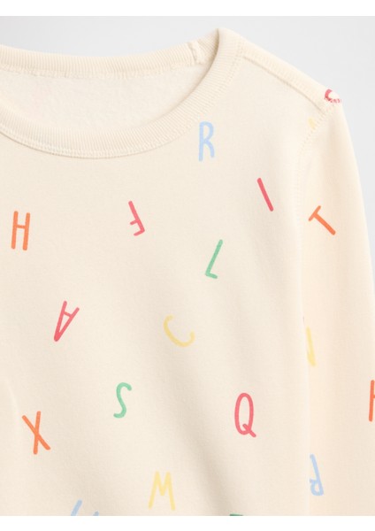Erkek Bebek Krem Bisiklet Yaka Sweatshirt fiyatları