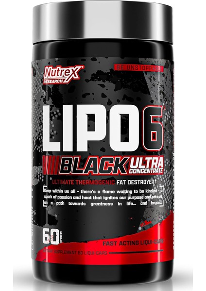 Lıpo-6 Black Ultra 60 Concentrate Lipo 6 Vitamin Yoh Imbin E Hcl Ultra Concentrated F A T L O Ss Complex