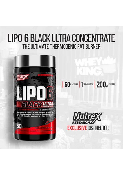 Lıpo-6 Black Ultra 60 Concentrate Lipo 6 Vitamin Yoh Imbin E Hcl Ultra Concentrated F A T L O Ss Complex