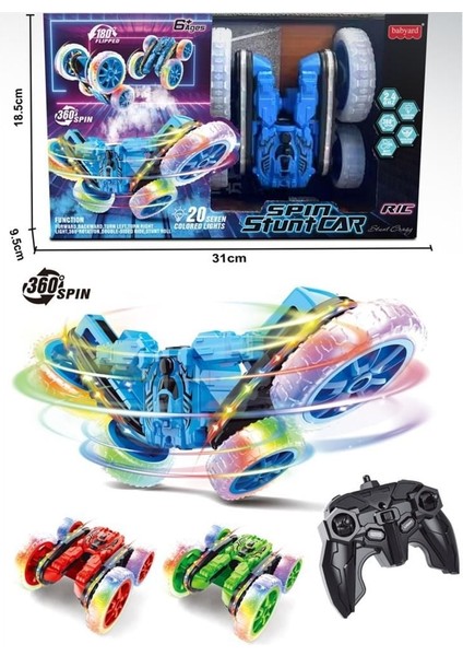 360D IŞIKLI BUHARLI SPİN STUNTCAR