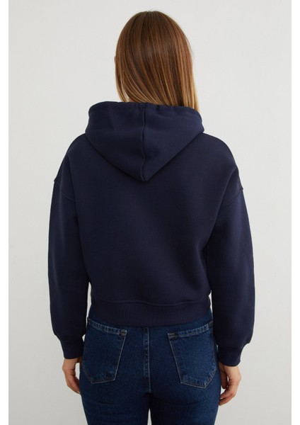 3 Iplik Ayıcık Nakışlı Kapüşonlu Sweatshirt indirimleri