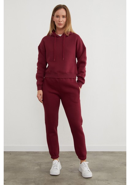 3 Iplik Basic Kapüşonlu Sweatshirt modelleri