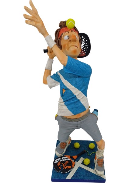 Guillermo Forchino Special Edition Erkek Padel Tenis Oyuncusu Lisanslı Koleksiyonluk Biblo 46 cm fiyatları