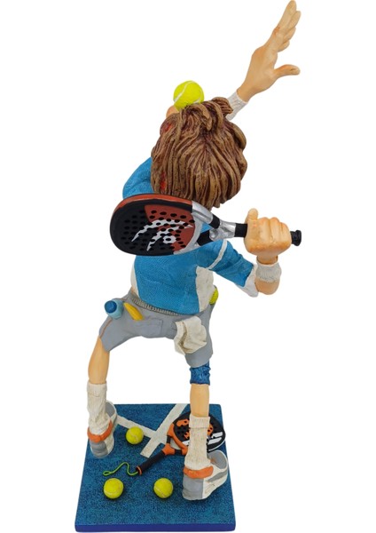 Guillermo Forchino Special Edition Erkek Padel Tenis Oyuncusu Lisanslı Koleksiyonluk Biblo 46 cm fırsatları