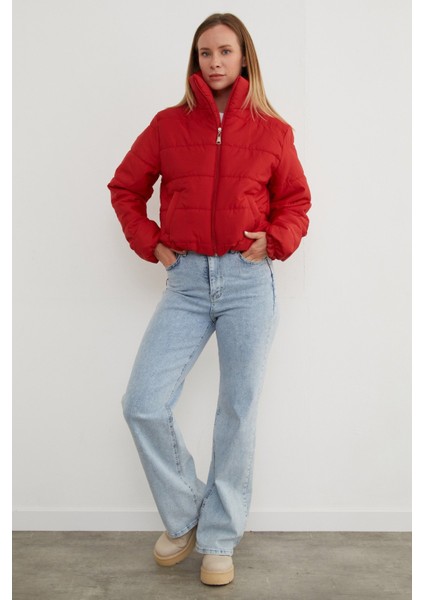 Beli Lastikli Kısa Şişme Mont indirimleri