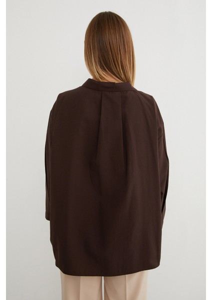 Basic Tek Cepli Oversize Gömlek indirimleri