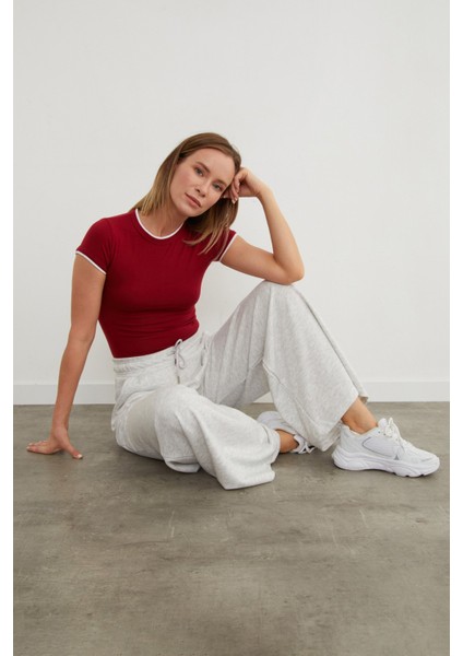 3 Iplik Beli Bağlamalı Palazzo Pantolon modelleri