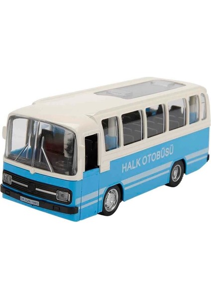 Sinerjim Sesli ve Işıklı Nostaljik Halk Otobüsü 15 cm - 83166 - 1 Adet Fiyatıdır