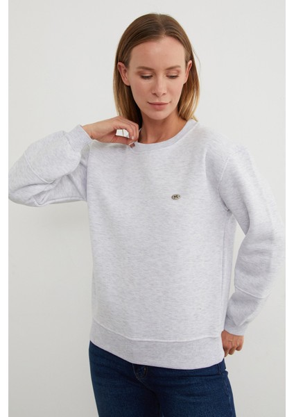 3 Iplik Metal Aksesuar Detaylı Sweatshirt fiyatları