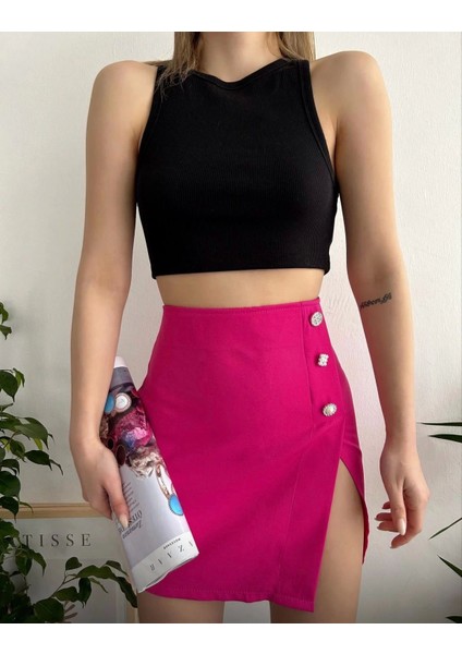 Üç Taşlı Mini Etek