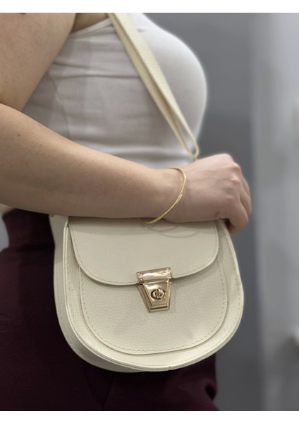 Klasik Kapaklı Bej Cilt Çanta fırsatları