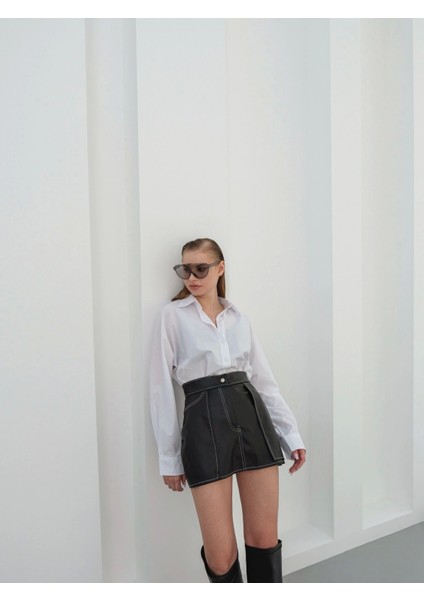 Kontrast Deri Etek Siyah W260015 indirimleri