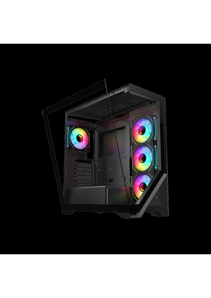 VG4202FL Mid Tower, 850W 80+ Siyah, Temperli Cam, Rgb, Atx Gamıng Kasa fırsatları
