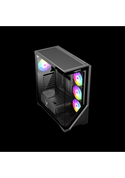 VG4202FL Mid Tower, 750W 80+ Siyah, Temperli Cam, Rgb, Atx Gamıng Kasa fiyatları