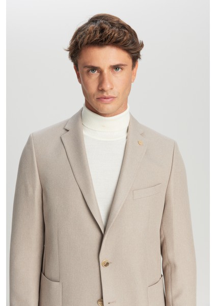 Slim Fit Dar Kesim Mono Yaka Torba Cepli Blazer Ceket fırsatları