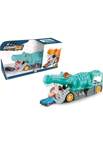 Catapult Araba Fırlatıcı Sesli Timsah