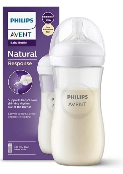 Çok Renkli 330 ml Bebek Biberonu, Güvenli ve Dayanıklı Pp Malzeme