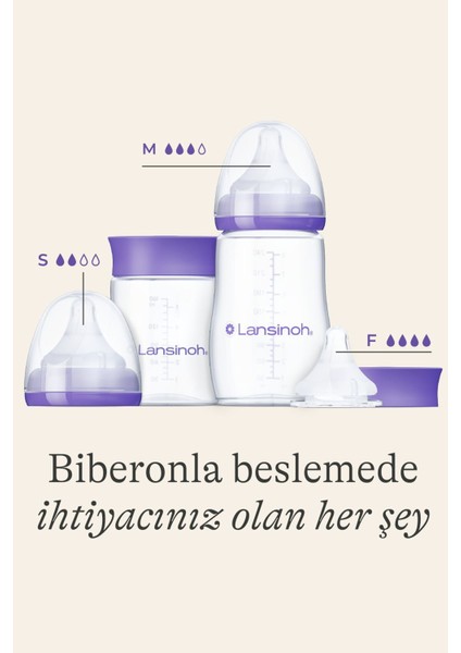 Şeffaf 2'li Biberon Emziği Hızlı Akışlı, 6 Ay+ fiyatları