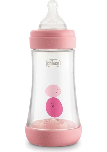 Pembe 240 ml Antikolik Pp Biberon, 2 Ay Kullanım Için Ideal ve Güvenli Seçenek