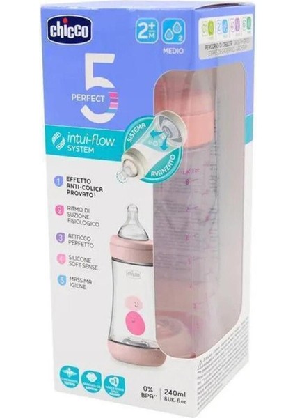 Pembe 240 ml Antikolik Pp Biberon, 2 Ay Kullanım Için Ideal ve Güvenli Seçenek fiyatları