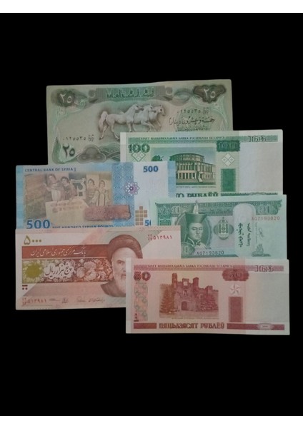 Dünya Paraları Kağıt Koleksiyon Para Hediye Antika Darpane Numismatik Hobi