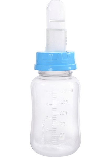 Yenidoğan Besleme Seti, Kaşıklı ve 150 ml Mavi Biberon Doğal ve Kolay Kullanım fiyatları