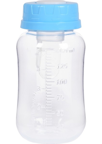 Yenidoğan Besleme Seti, Kaşıklı ve 150 ml Mavi Biberon Doğal ve Kolay Kullanım modelleri