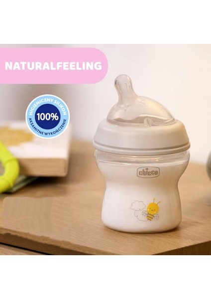 Şeffaf 150 ml Silikon Biberon, Desenli, Emzikli, Yeni Doğan Için Ideal Ürün. fırsatları