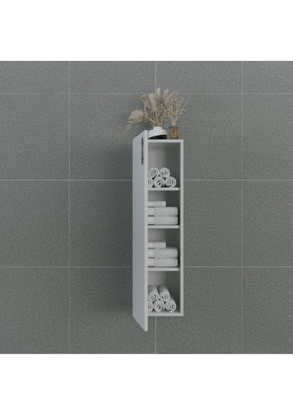 Volans-R 30 cm Çok Amaçlı Asma Dolap Parlak Beyaz MDF Lam Sağ Menteşe fiyatları