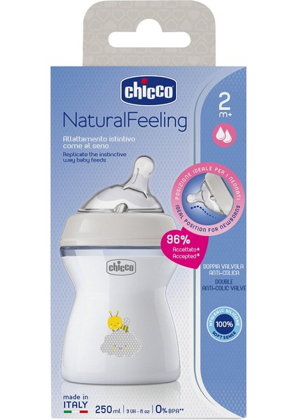 Doğal His Seti, Şeffaf Biberon 2 Ay+ 250 Ml, Sağlıklı ve Kullanışlı Ürün fırsatları