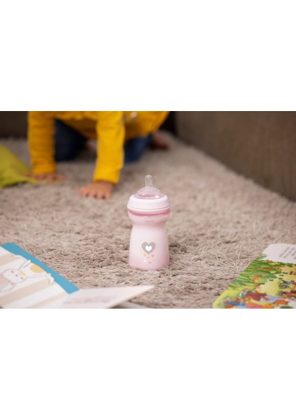 Pembe Pp Biberon 6 Ay 330ML, Sağlıklı ve Güvenli Bebek Beslenme Seçeneği fırsatları