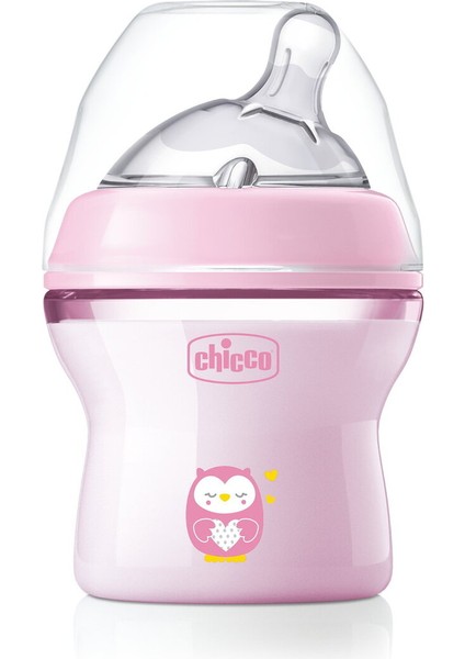 Doğal Hissiyat Pp Biberon 0 Ay 150ML Kız Için Pembe Renk