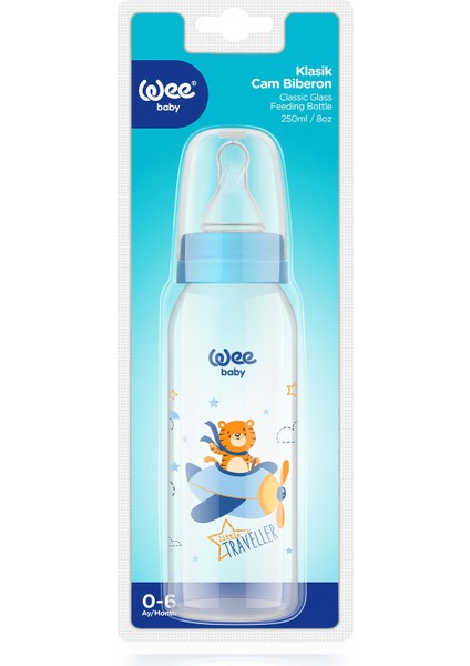 250 ml Mavi Cam Biberon, Sağlıklı ve Şık Tasarım fırsatları