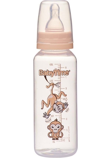 Pembe 250ML Pp Biberon BT067KLASIK, Sağlıklı ve Güvenli Kullanım Için Ideal Seçim