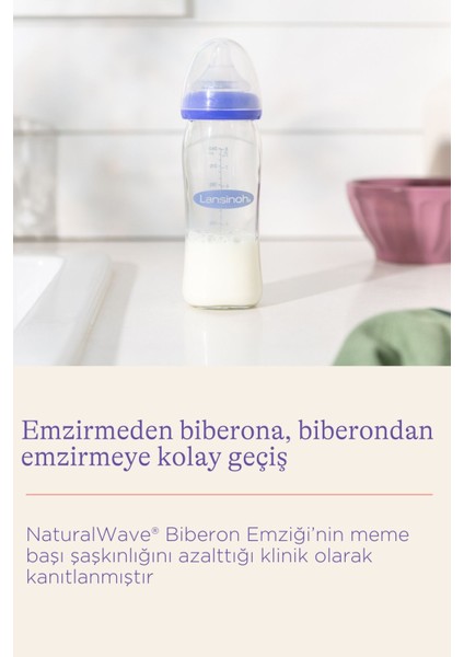160 ml Cam Biberon ve Naturalwave® Emzik, 1 Ay+ Için Güvenle Kullanılır fiyatları