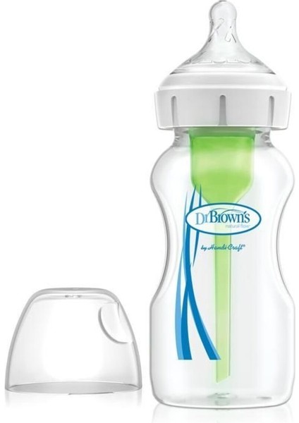 Geniş Ağızlı Biberon 270ML, Şeffaf, Sağlıklı ve Güvenli Bebek Beslenmesi