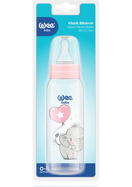 250 ml Pembe Pp Biberon, Güvenli ve Şık Tasarım fırsatları