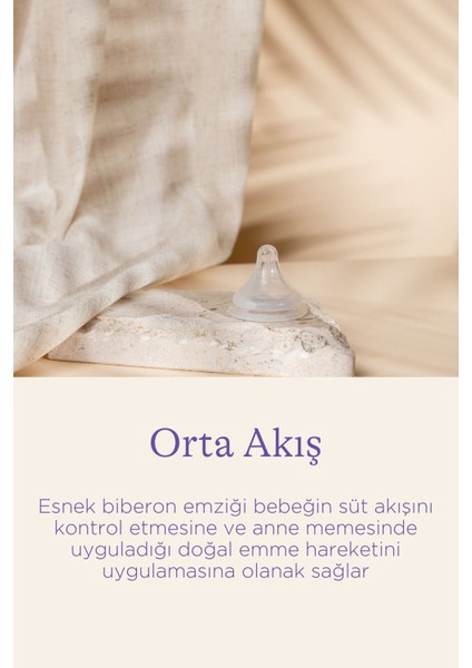 2'li Biberon Emziği Orta Akışlı, Şeffaf, 3 Ay+ Uyumlu fırsatları