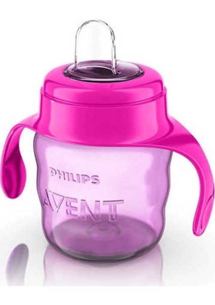 Pembe Eğitici Damlatmaz Bardak, Çocuklar Için Güvenli ve Eğlenceli Tasarım