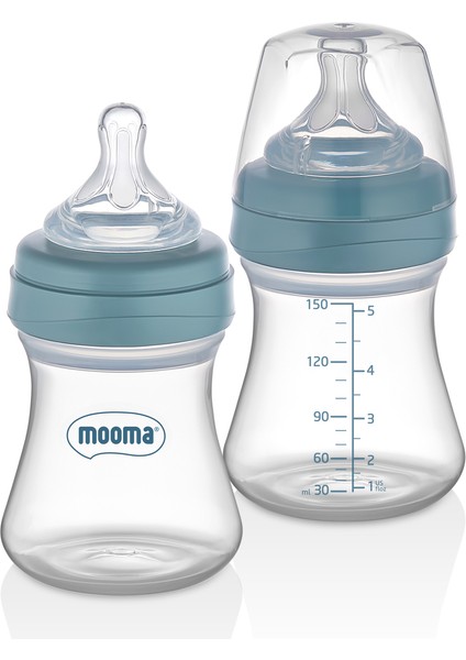 150 ml Hızlı Akış Bebek Biberonu, 18 Ay ve Üzeri, Mavi
