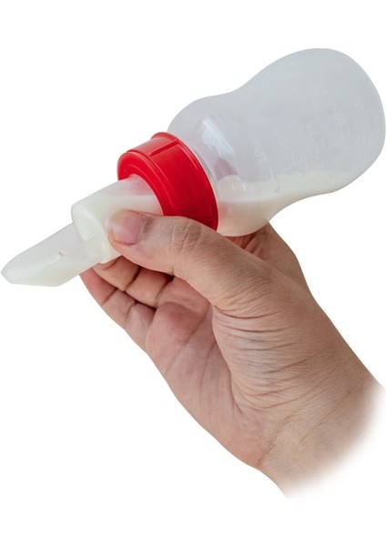 Kırmızı Easy Cup Kaşık Biberon 150 Ml, Sağlıklı ve Güvenli Kullanım Için Ideal
